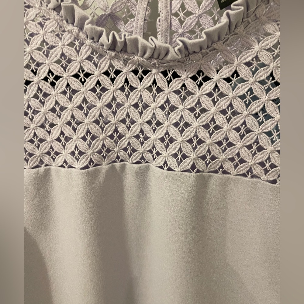 Ann Taylor Blouse, Size Small Petite, Lilac Purple, New With Tags - Picture 6 of 9